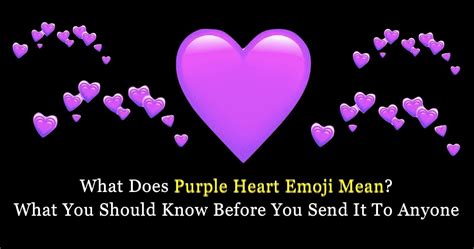 Meaning Of Purple Heart: What Does Purple Heart Emoji Mean?