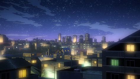 Anime city skyline - vuexaser