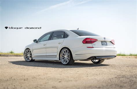 Stylish Transformation of White VW Passat with Aftermarket Parts ...