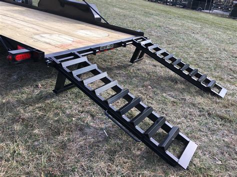 Flatbed Car Hauler Trailer (Stand Up Ramps) - Gatormade Trailers