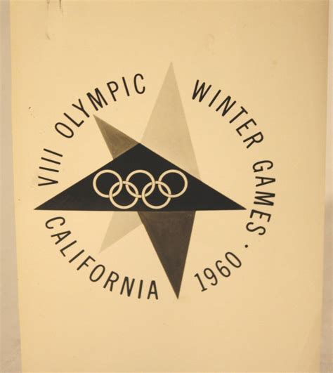 Decal from the VII Olympic Winter Games, Squaw Valley 1960. Photo: New ...