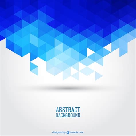 Premium Vector | Blue geometric background