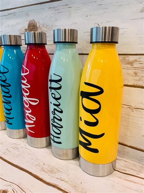 Personalized Water Bottle Name Water Bottle Personalized | Etsy