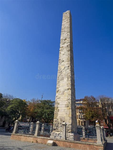 Obelisk in the Hippodrome of Constantinople, Istanbul, Turkey Stock ...