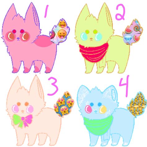 Emoji tail adopts by StormlingAdopts on DeviantArt