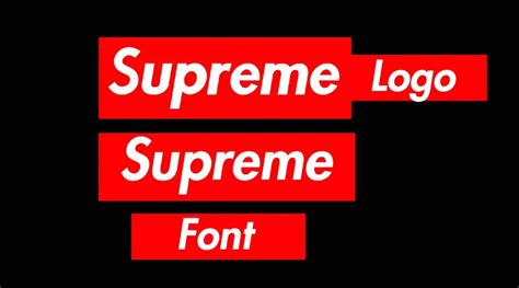 Supreme Logo Font | Dafont Online