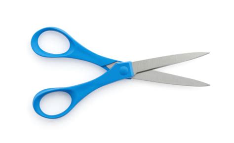 Blue Scissors Stock Photo - Download Image Now - iStock