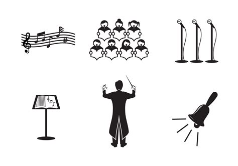 Choir Silhouette Vector Art, Icons, and Graphics for Free Download