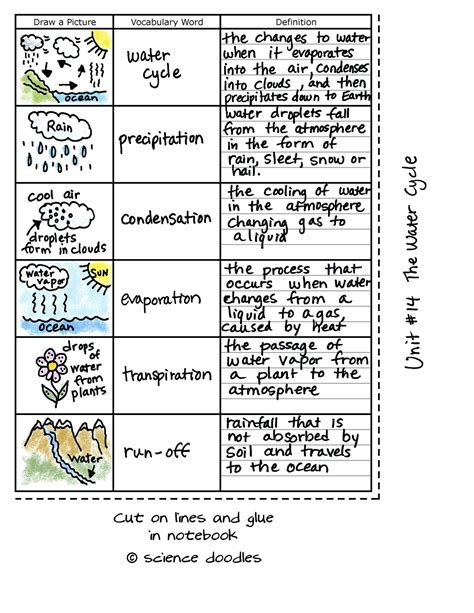 Water Cycle Worksheet Middle School 36 Simple Water Cycle Worksheet ...