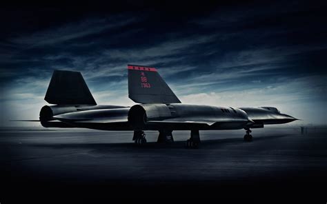 Lockheed SR-71 Blackbird, airplane, military, mist HD Wallpaper