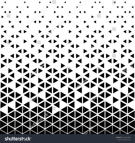 Abstract Triangular Background Black White Geometric Stock Vector ...