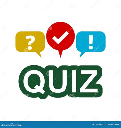 Quiz icon stock vector. Illustration of checklist, circle - 170164971