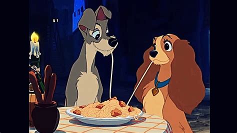 Lady And The Tramp Eating Spaghetti Picture - Michele tajariol