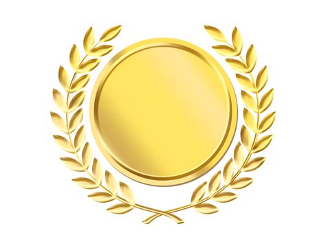 Gold Medal PNG Transparent Image Clip Art