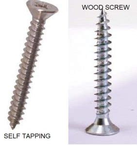 Self-Tapping Screws for Wood - Not a good idea - J C Gupta & Sons