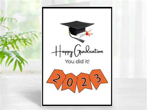 Personalized 2023 Happy Graduation Card (Custom) | Pick Your School ...