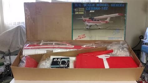 NEW Cessna 182 RC Airplane ARF By Lion Model /Indy Aircraft & O.S. Max ...