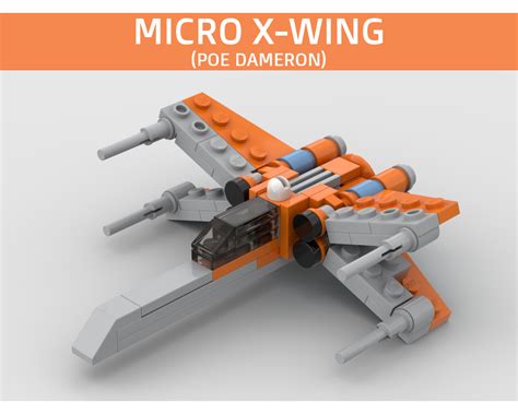 LEGO MOC Micro Poe Dameron's X-Wing by Joepatrick1 | Rebrickable ...