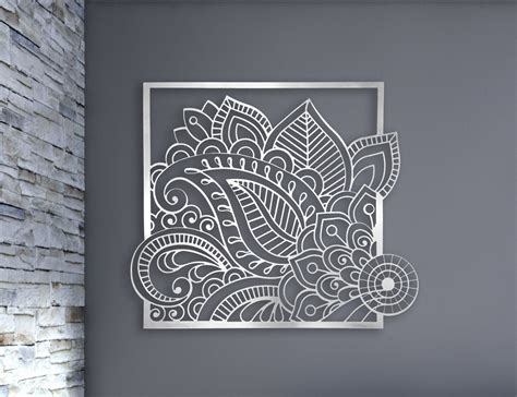 Laser Cut Metal Decorative Wall Art Panel Sculpture for Home