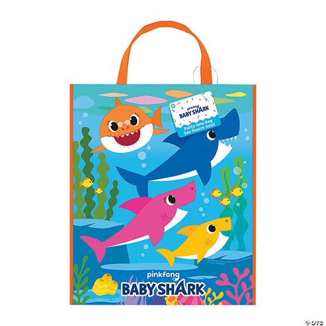 Large Baby Shark Tote Bag | Oriental Trading