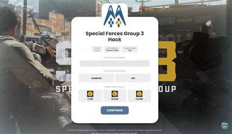 Special Forces Group 3 Hack Codes Gold Mod 🎮Android/iOS🎮 : r/cheatsgammes99