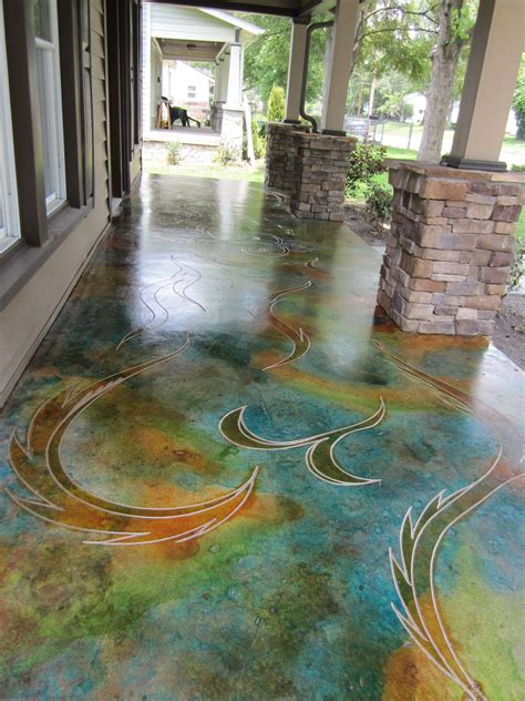 Concrete Floor Stain Designs – Flooring Site