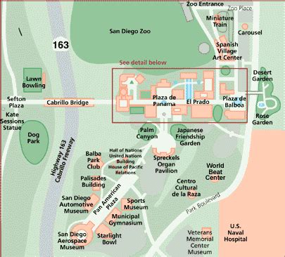 Map of Balboa Park