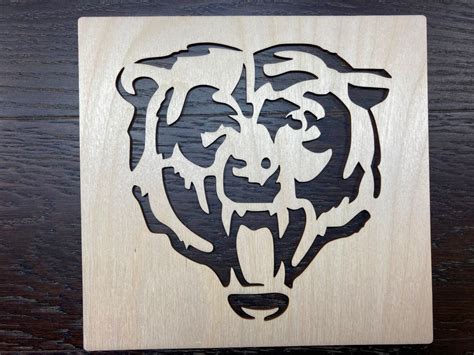 Bear Stencil / Wood Stencil / Laser Cut / 6'' to 14'' - Etsy