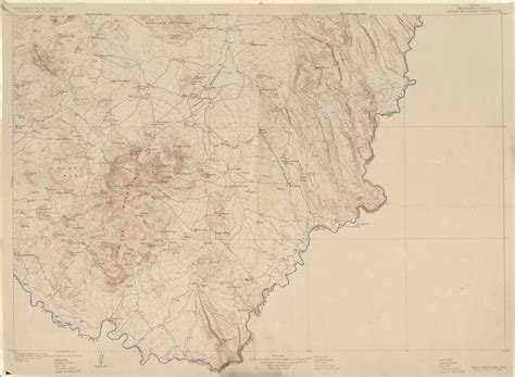 1903 Topographic Map of Chisos Mountains, TX [5354x3926] [OS] : MapPorn