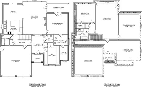 Beautiful House Plans with Basements One Story - New Home Plans Design