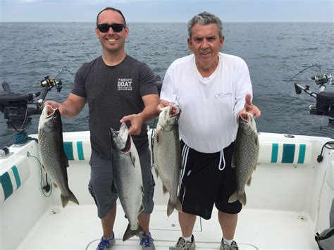 Lake Ontario Fishing Charter 06/13/2017 - TK Charters