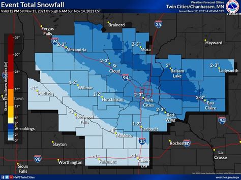 MN Weather: 3 Inches Of Snow Possible In Twin Cities Metro | Across ...