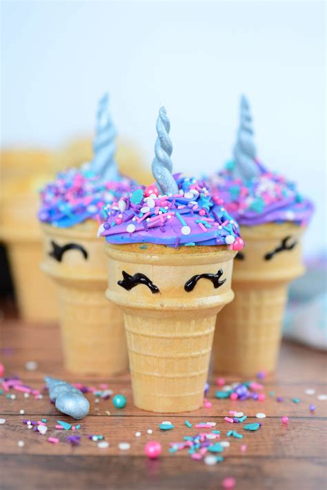 Unicorn Cupcakes + Video - My Heavenly Recipes