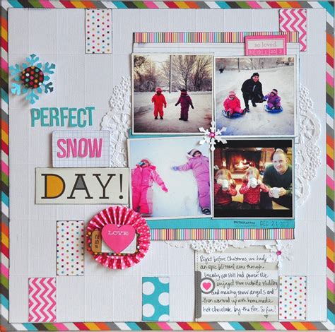 Perfect Snow Day ~Simple Stories~ - Scrapbook.com | Winter scrapbook ...