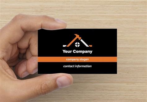 Best Construction Business Cards Designs