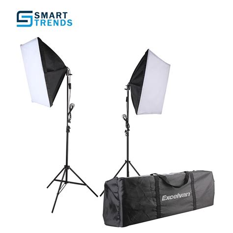 Excelvan 700W Photography Continuous Softbox Light Lighting Kit Photo ...