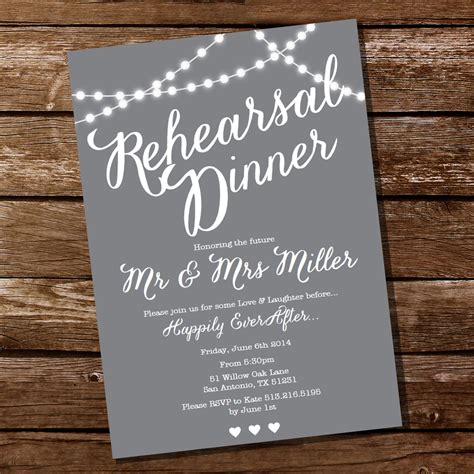 Pin on Rehearsal Dinner Invitations