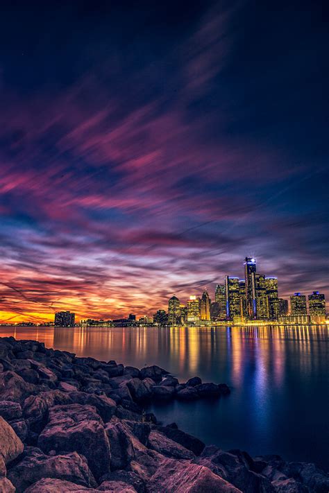 Drxgonfly, Detroit River Sunset LE (by darren LB)