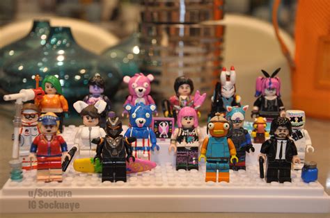 My current collection of custom LEGO Fortnite Minifigures. All are ...