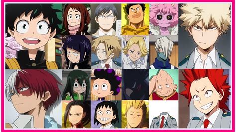 My Hero Academia All Characters Names - Douroubi