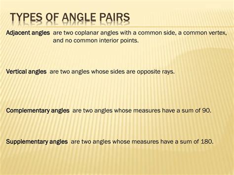 PPT - Exploring Angle Pairs PowerPoint Presentation, free download - ID ...