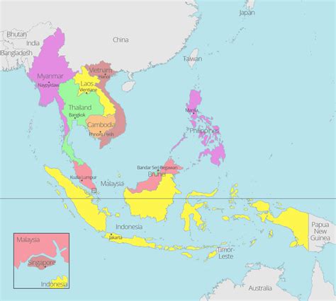 8 free maps of ASEAN and Southeast Asia - ASEAN UP