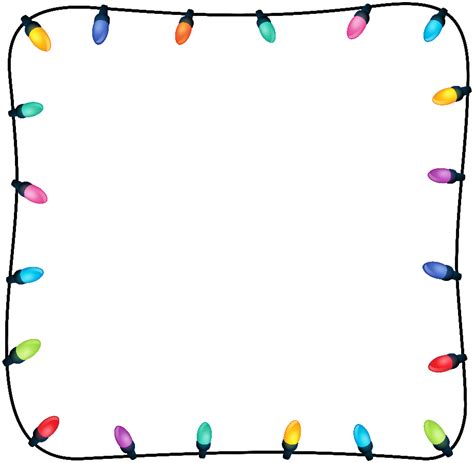 Download High Quality christmas lights clipart banner Transparent PNG ...