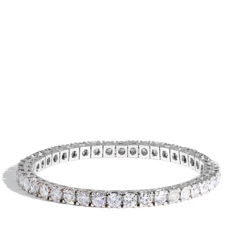 Six Carat Lab Grown Diamond Tennis Bracelet, GH Color