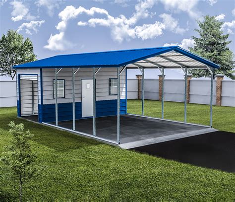 Metal carports and garages Hattiesburg MS - Portable Storage Buildings ...