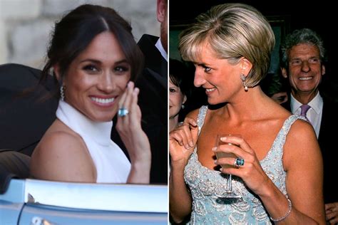 Meghan Markle Wears Princess Diana's Aquamarine Ring | PEOPLE.com