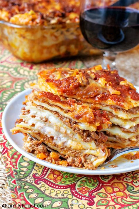 Lasagna Bolognese - A Family Feast®