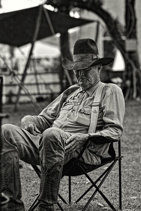 Cowboy and the Ten Gallon Hat Photograph by Jonathan Davison - Pixels