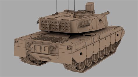 3D Olifant Tank model - TurboSquid 1953060