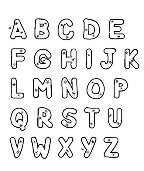 Coloring Pages For Alphabet Letters